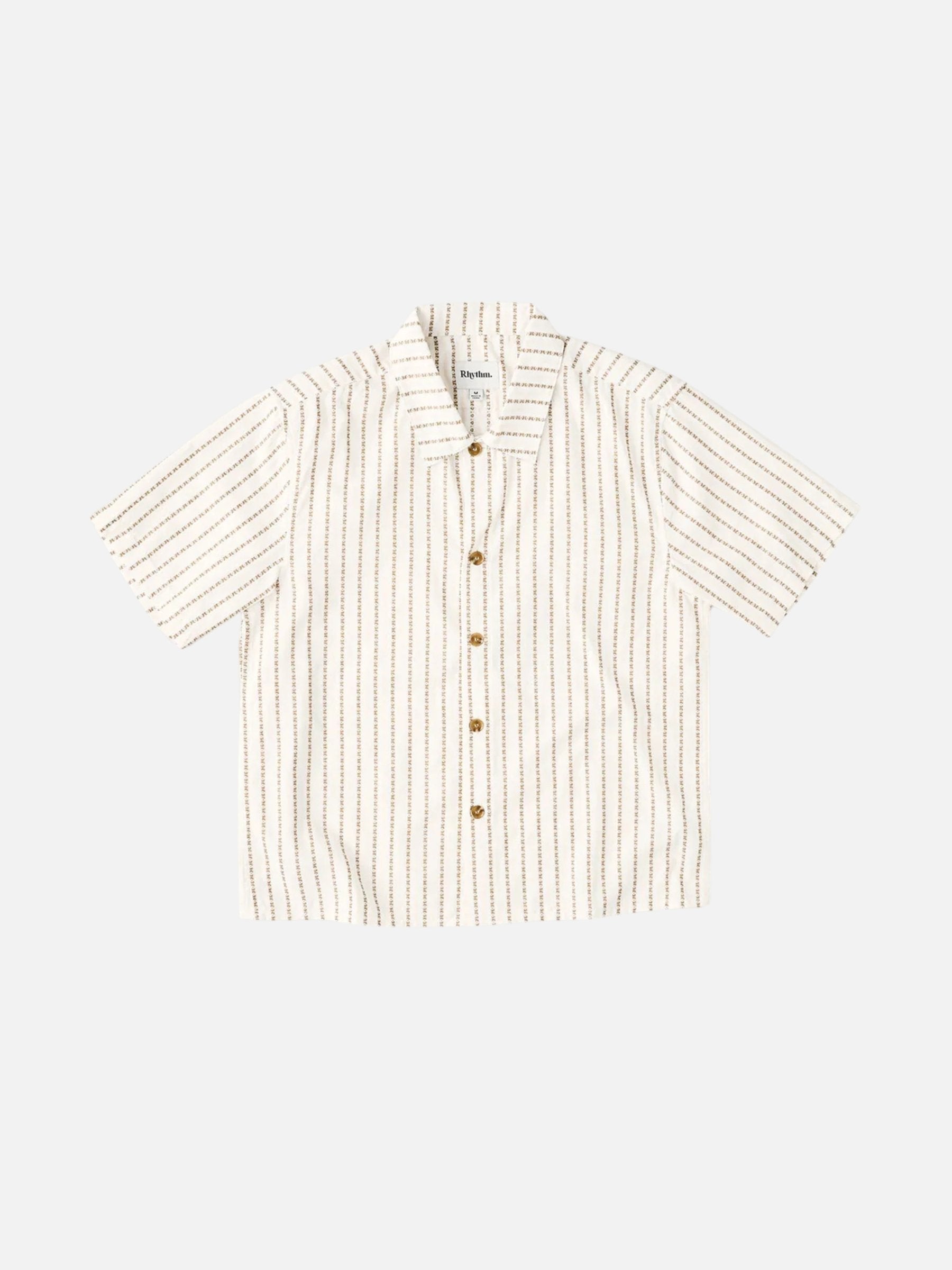 RHYTHM - Vacation Stripe Crop Shortsleeve Shirt - 