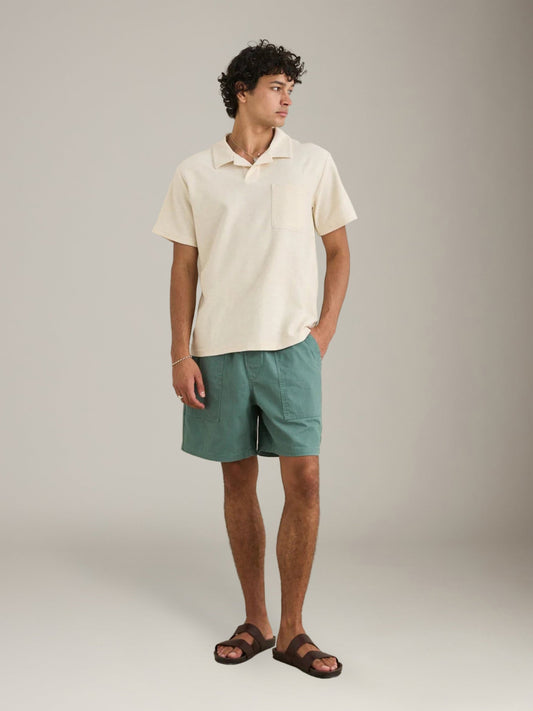 RHYTHM - Vintage Terry Polo - Natural