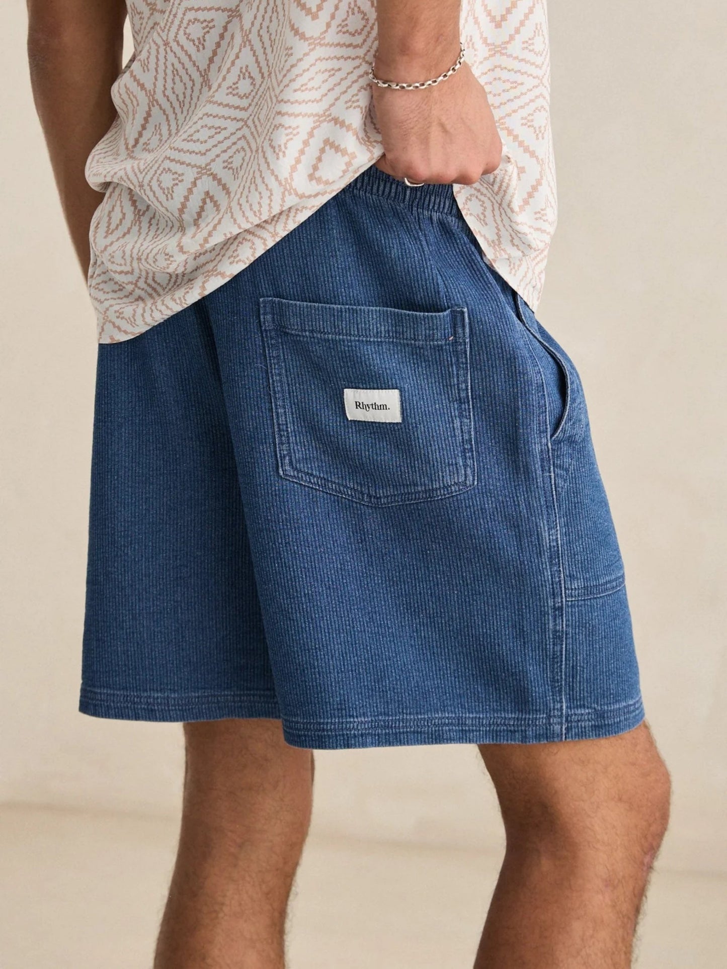 RHYTHM - Textured Wale Jam Shorts - 