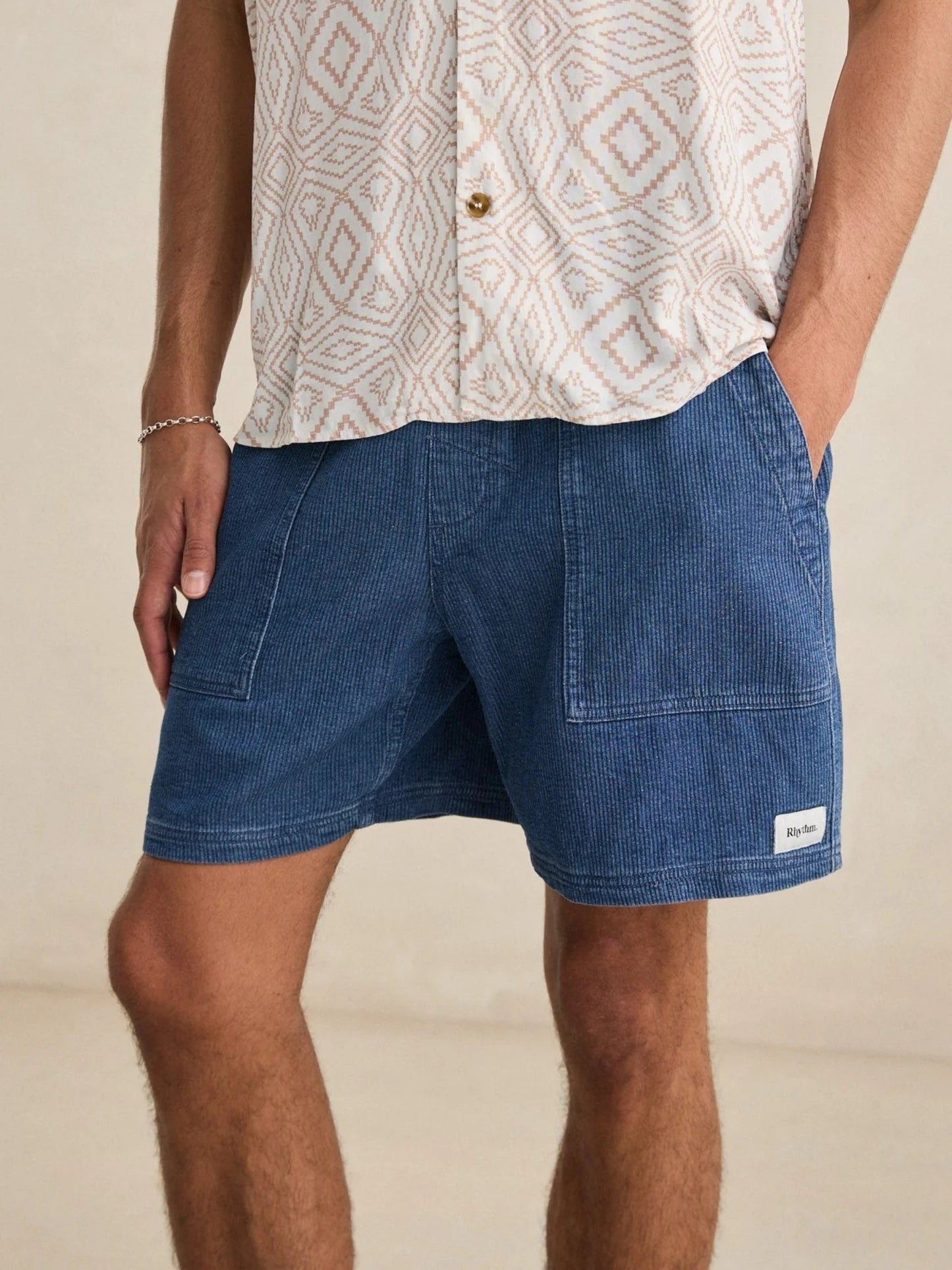 RHYTHM - Textured Wale Jam Shorts - 
