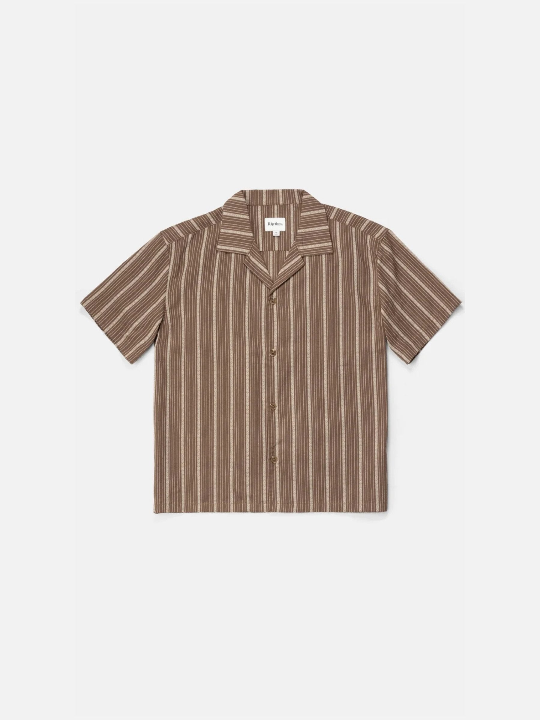 RHYTHM - West Winds Stripe Shortsleeve Shirt - 