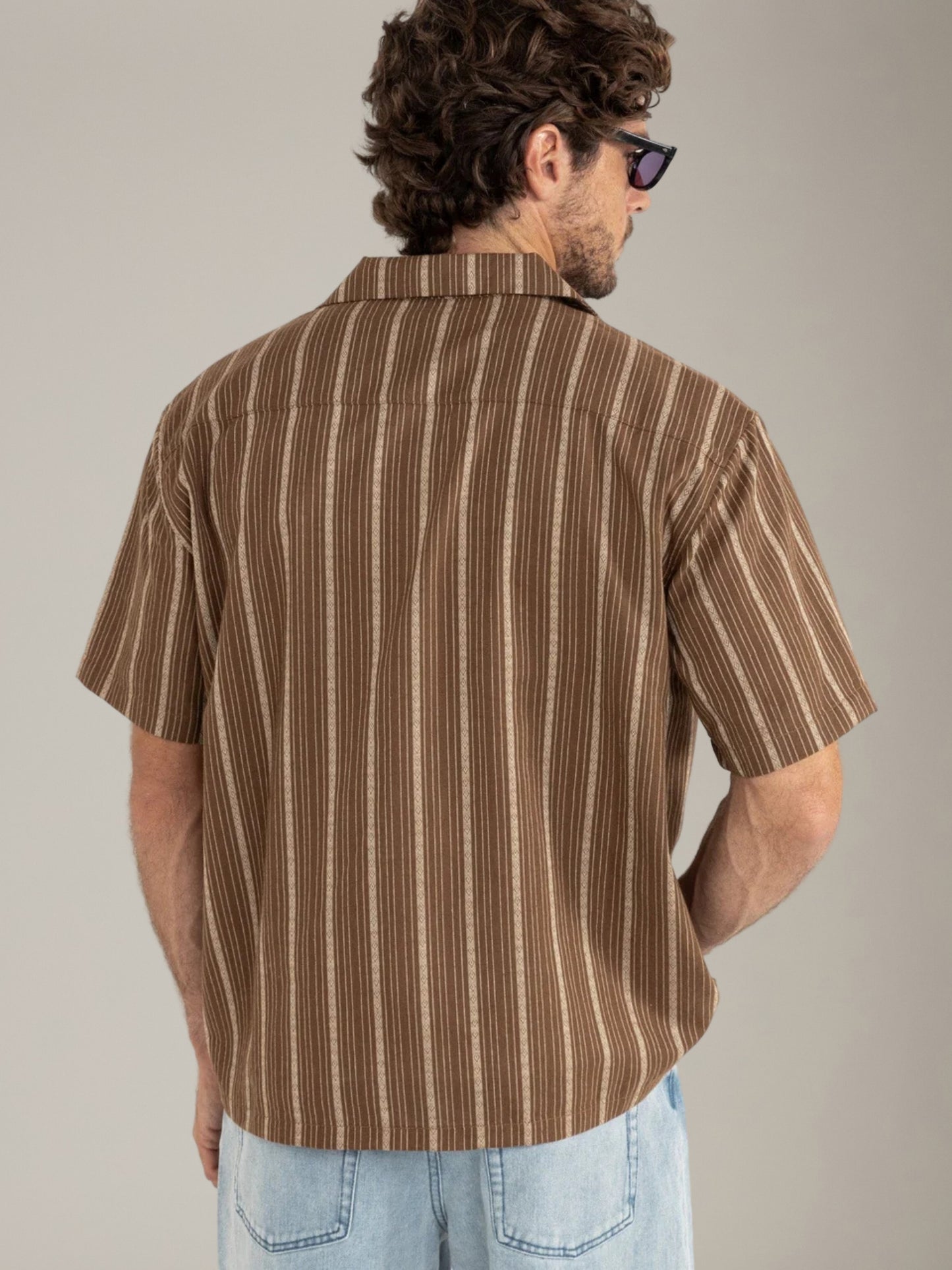 RHYTHM - West Winds Stripe Shortsleeve Shirt - 