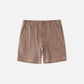 RHYTHM - Worn Path Textured Linen Shorts - 