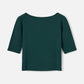 Ribbon Luxe TOPS Dark Green / 2XS Lark Ballet Top