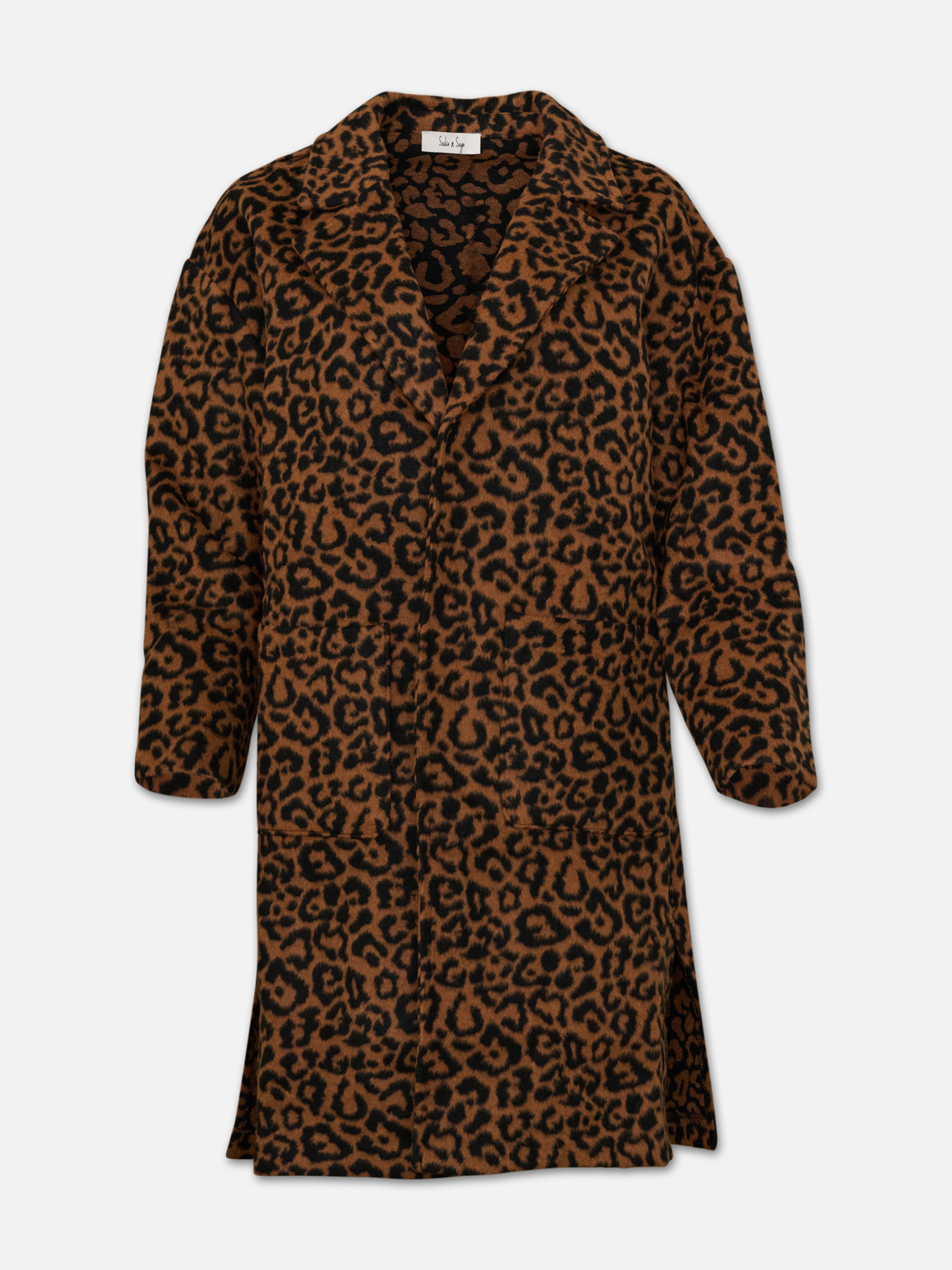 SADIE & SAGE - Animal Instinct Leopard Coat - 