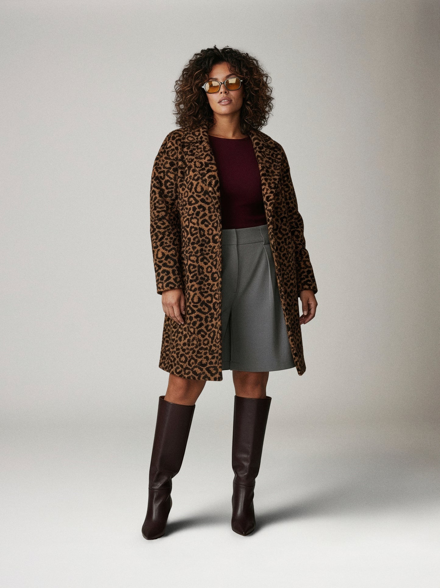 SADIE & SAGE - Animal Instinct Leopard Coat - 