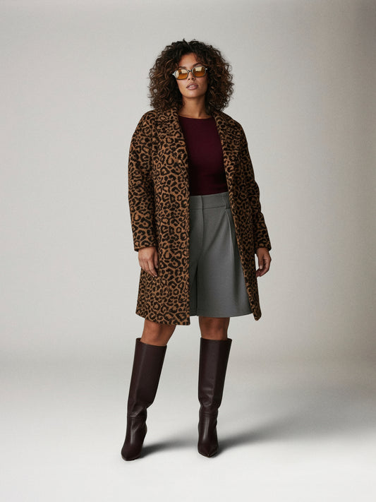 SADIE & SAGE - Animal Instinct Leopard Coat - 