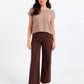 Effortless Cable Knit Sleeveless Sweater