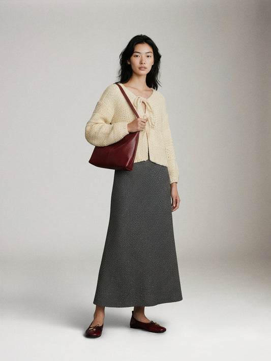 SADIE & SAGE - Iggy Chunky Tie Front Cardigan - 
