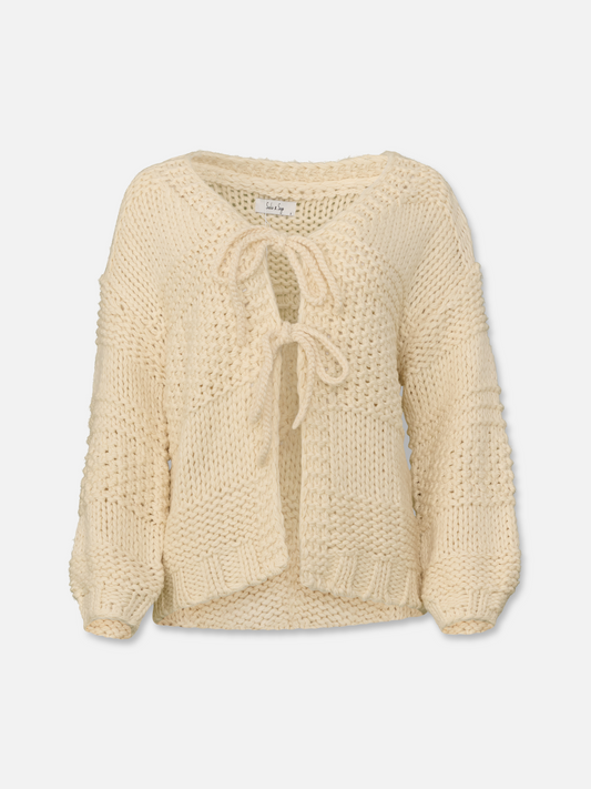 Iggy Chunky Tie Front Cardigan
