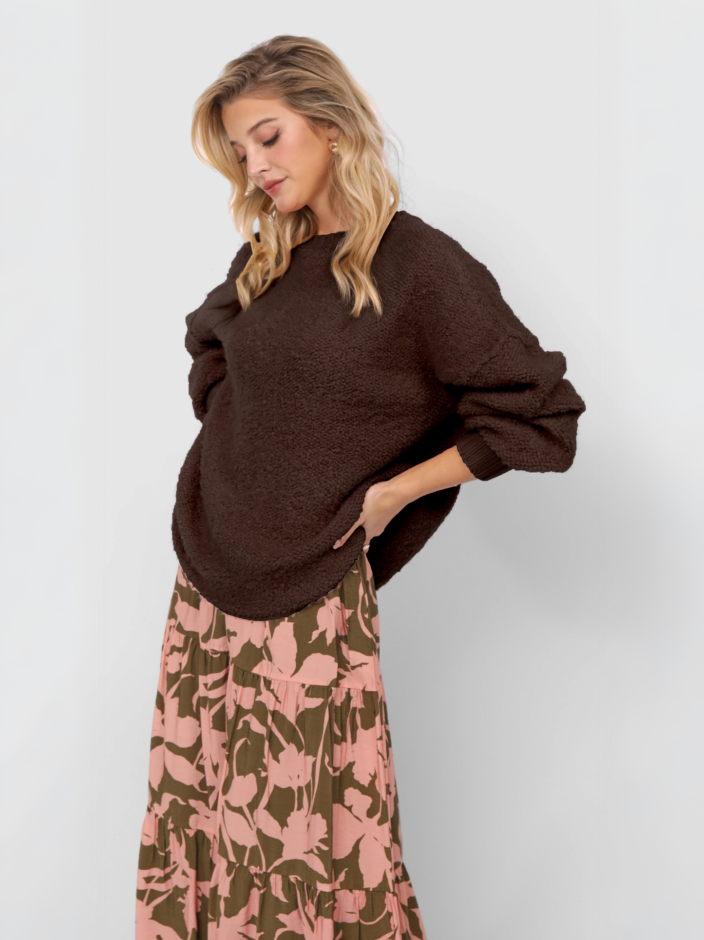 Karlie Crewneck Pullover Sweater