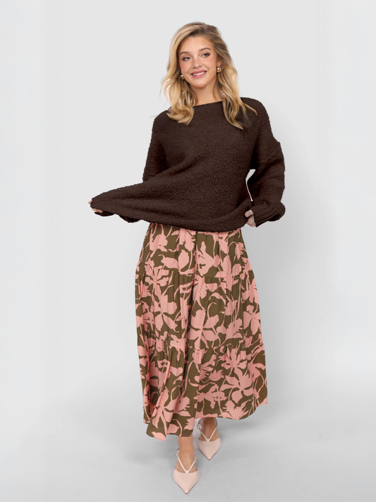 Karlie Crewneck Pullover Sweater