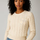 SADIE & SAGE - Lulu Embroidered Daisy Sweater - 