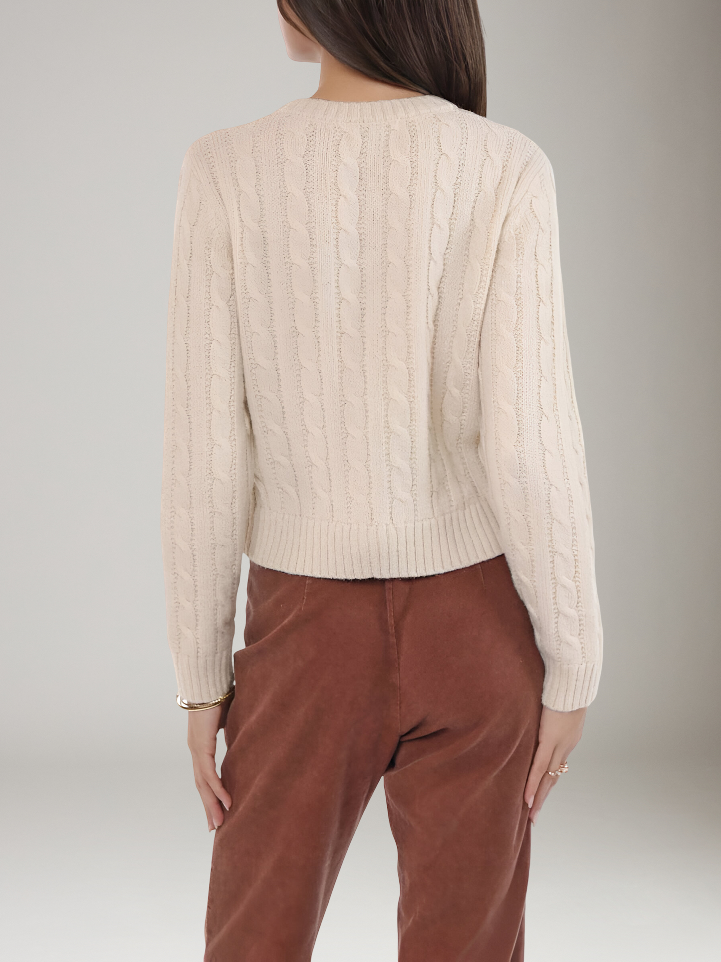 SADIE & SAGE - Lulu Embroidered Daisy Sweater - 