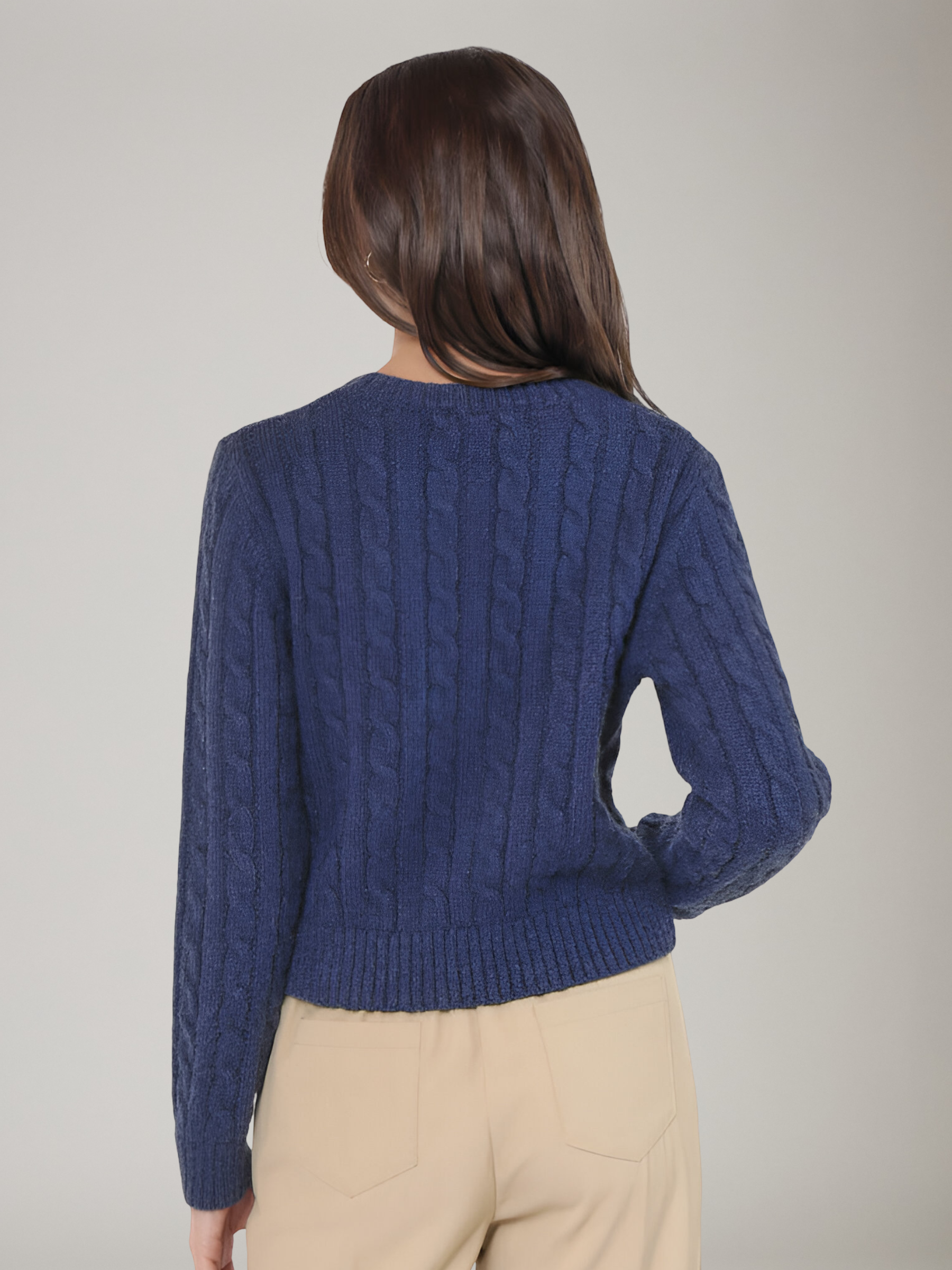 SADIE & SAGE - Lulu Embroidered Daisy Sweater - 