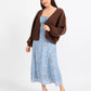 SADIE & SAGE - Marley Dolman Sleeve Cardigan - Dark Brown