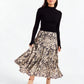Painted Fields Midi Skirt