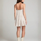 SALTWATER LUXE-Genevieve Mini Dress-Almond