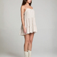 SALTWATER LUXE-Genevieve Mini Dress-Almond