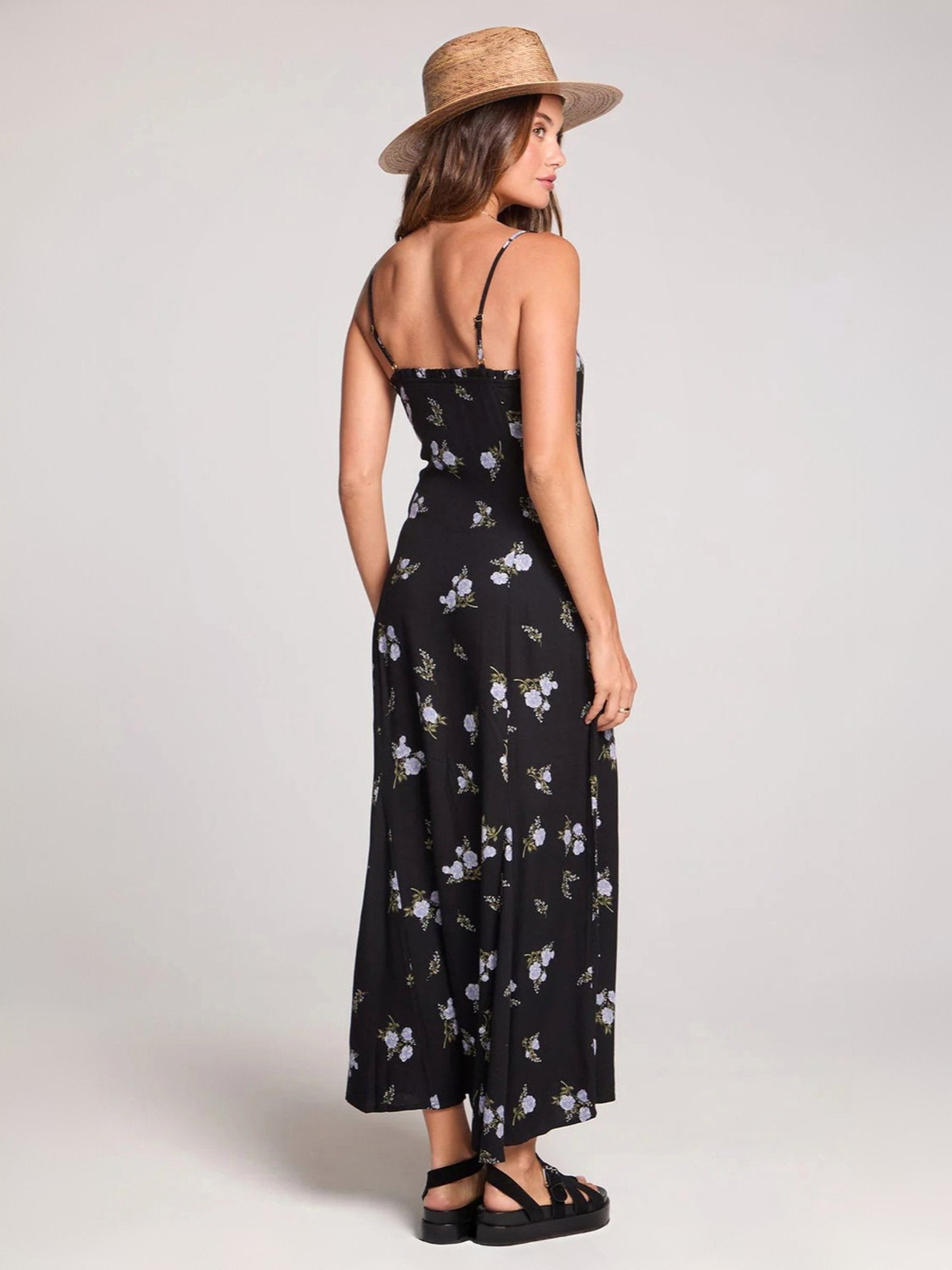 SALTWATER LUXE - Hariette Floral Midi Dress - 