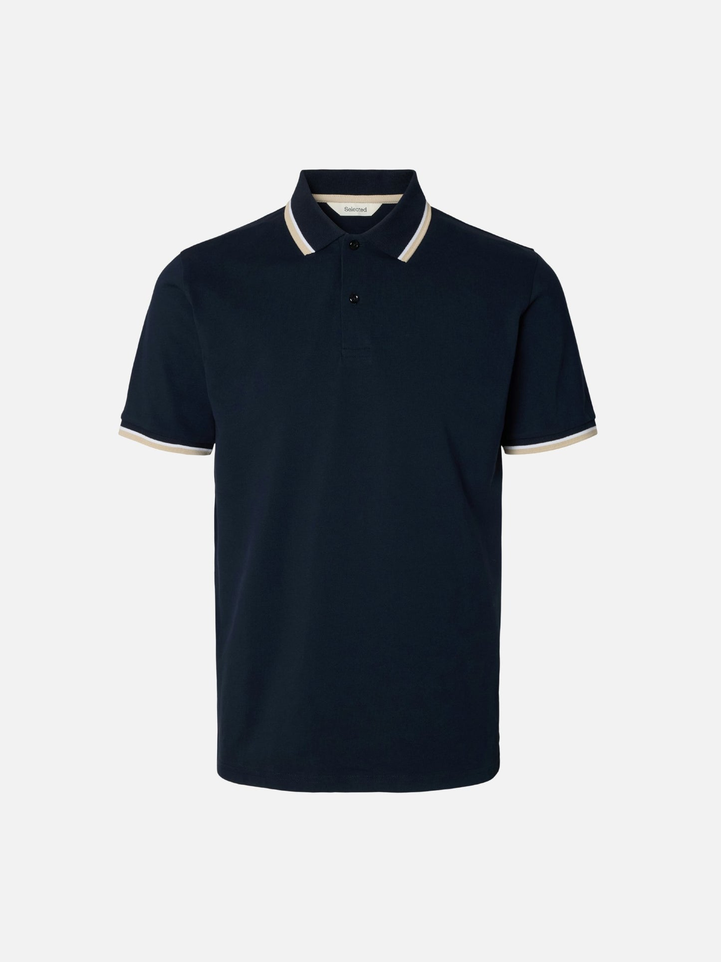 SELECTED - Atlas Sport Polo - Sky Captain