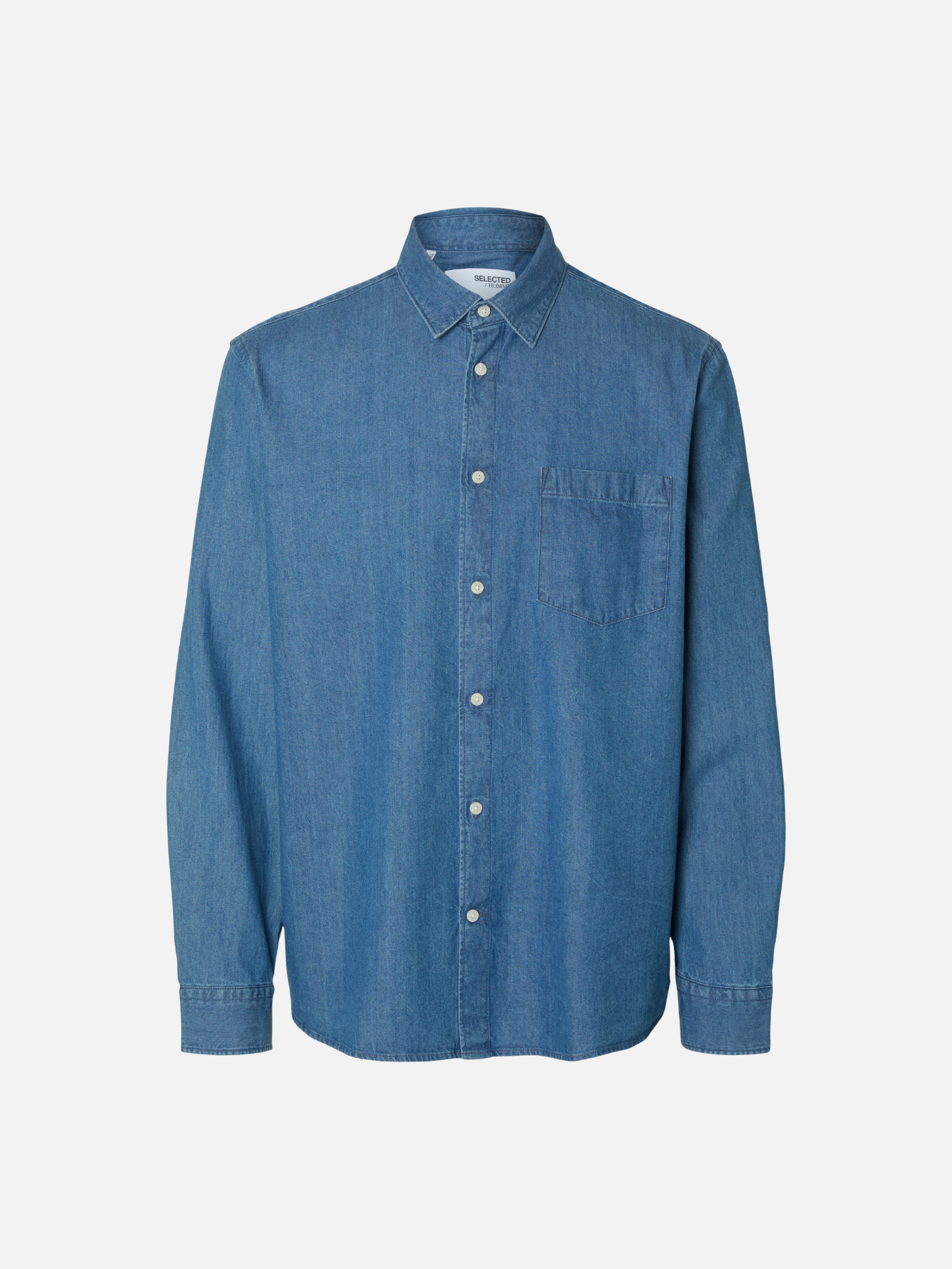 SELECTED - Carlo Denim Long Sleeve Shirt - 