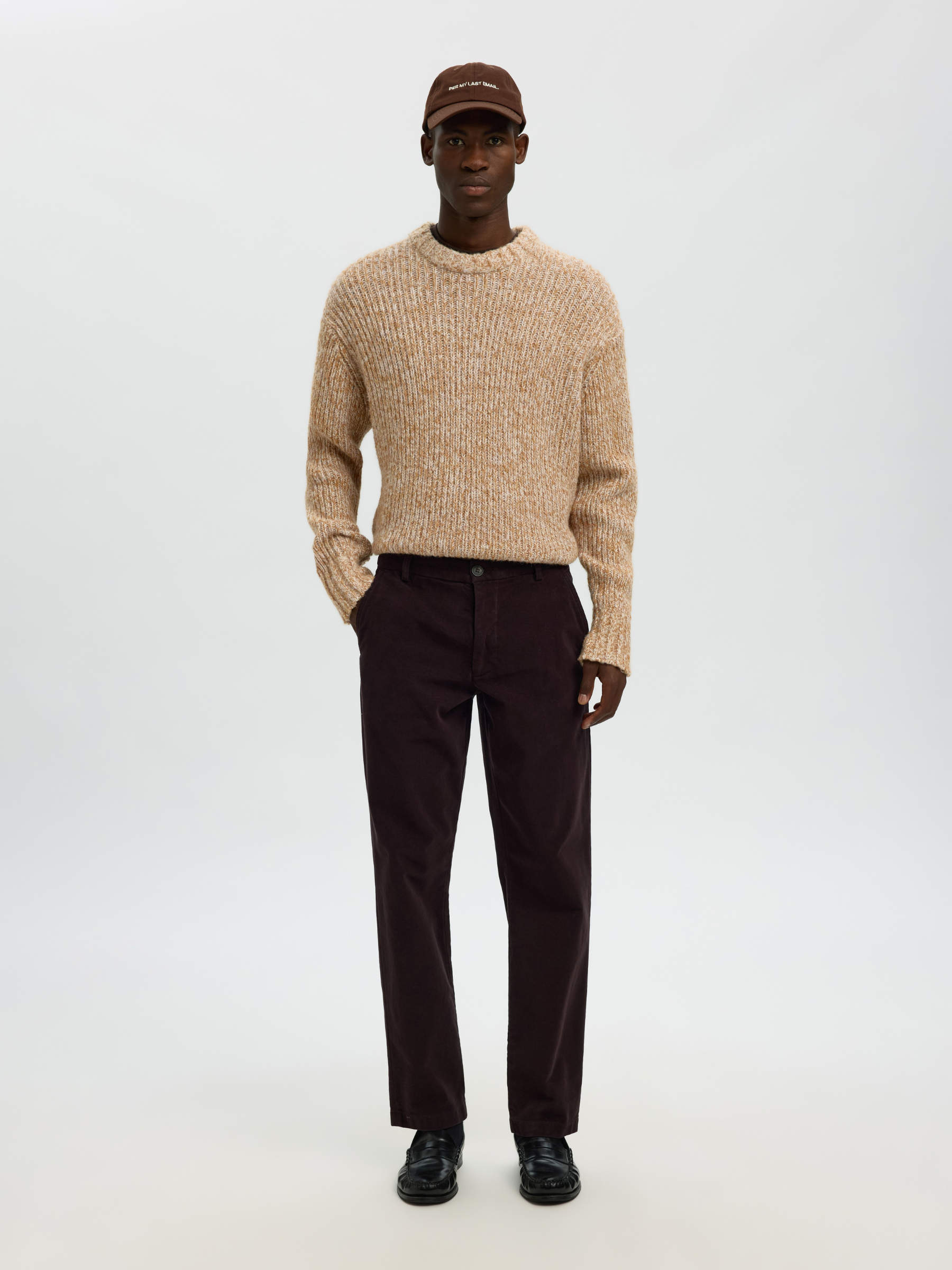 SELECTED - Chicago Knit Crewneck Pullover Sweater - 