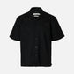 SELECTED - Clay Shortsleeve Shirt - Black