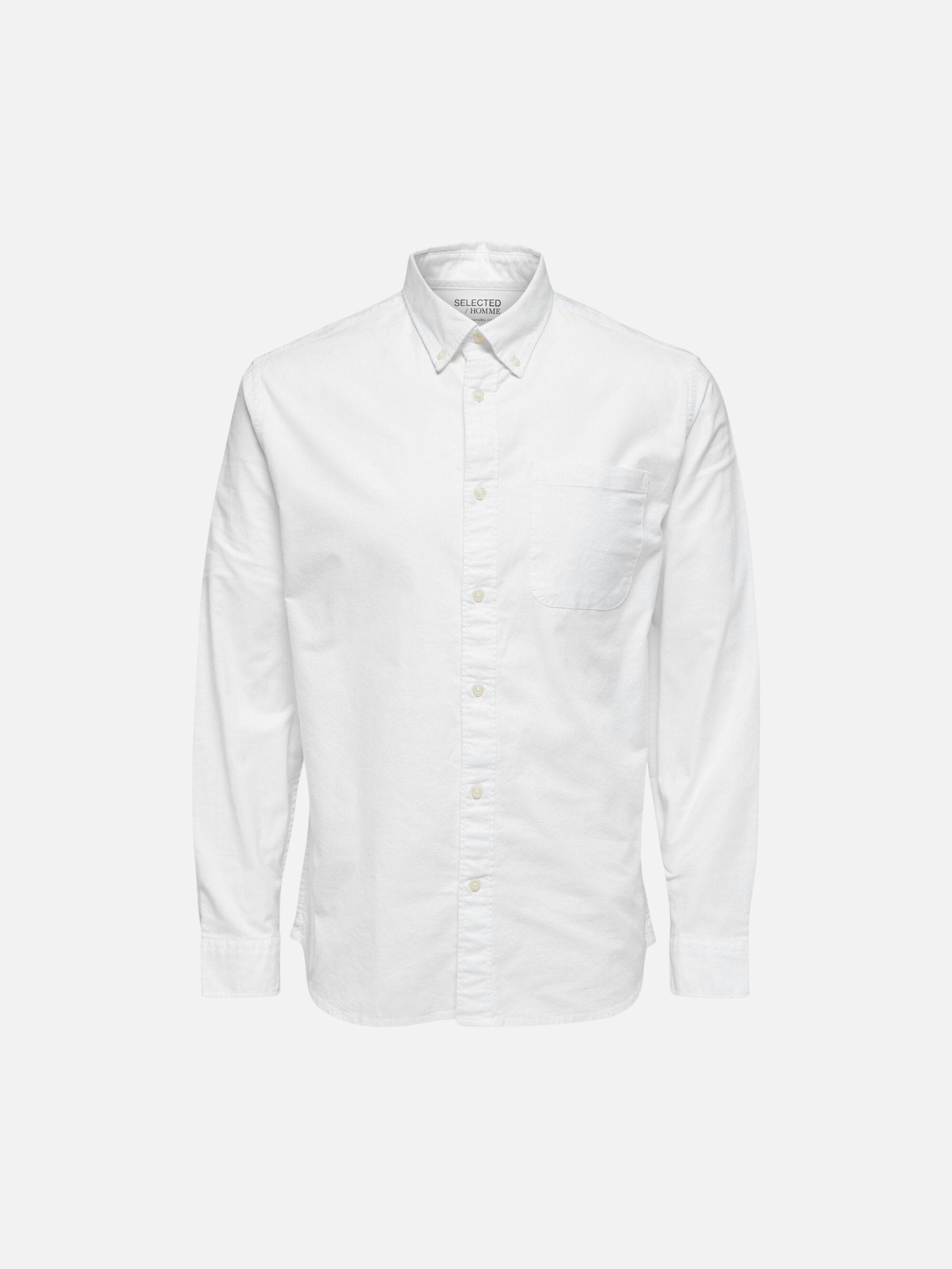 SELECTED - Cole Rick Oxford Shirt - White