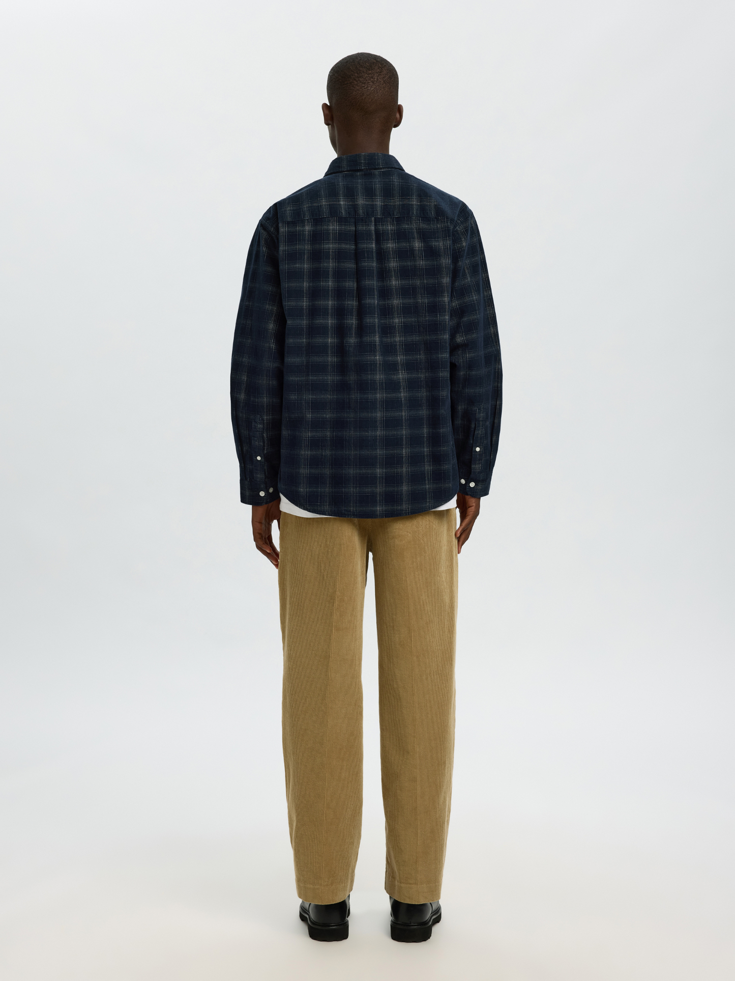 Cord Checked Longsleeve Shirt