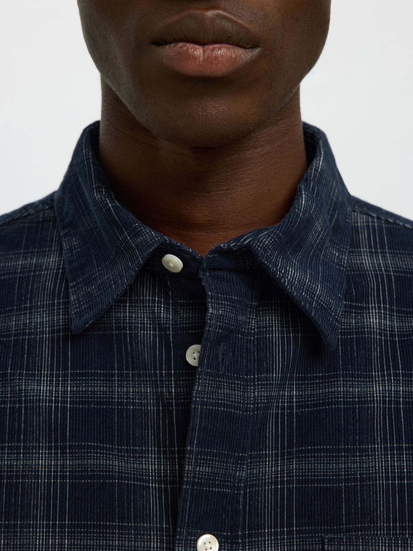 Cord Checked Longsleeve Shirt