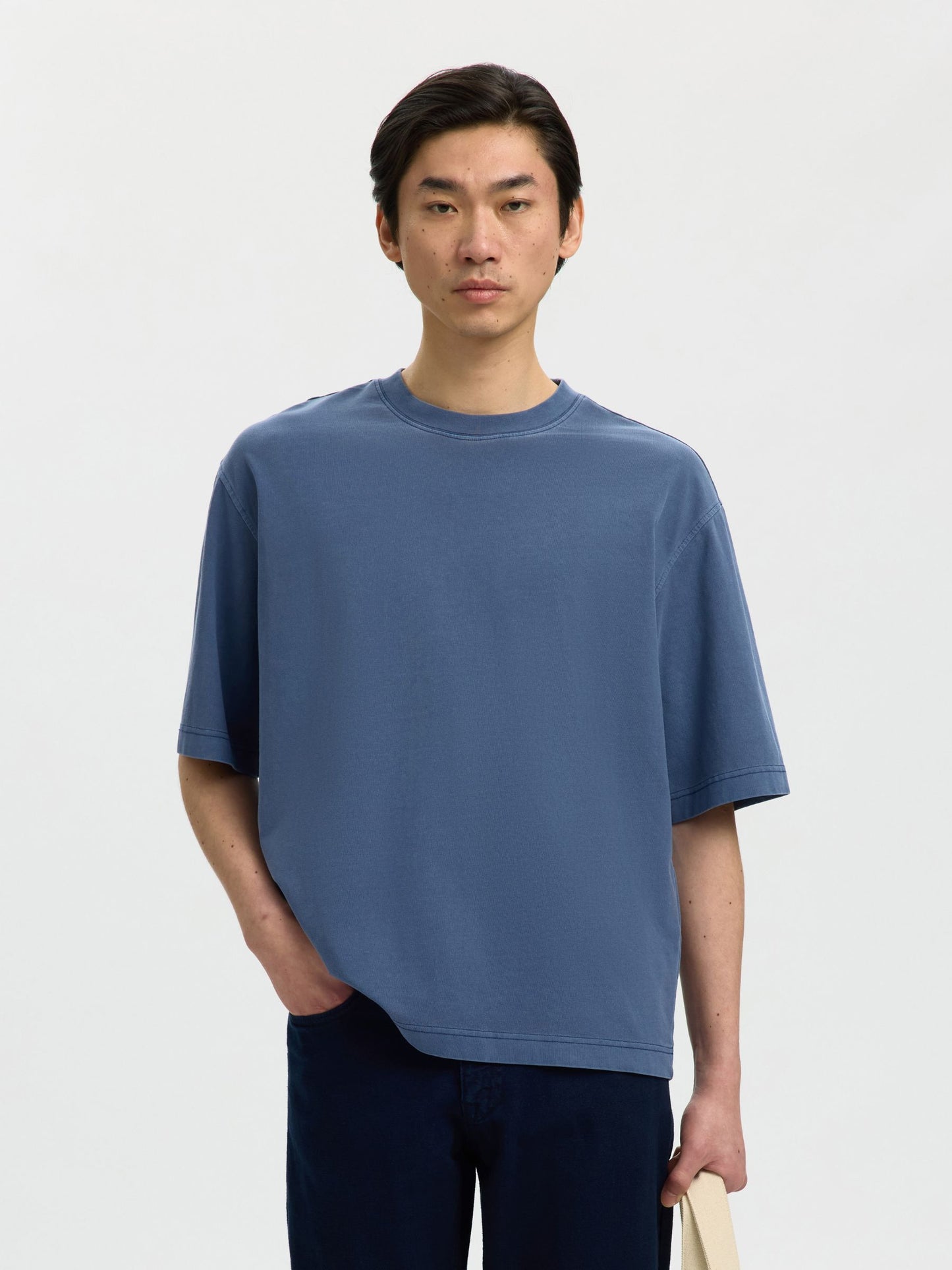 SELECTED - Cory Boxy Shortsleeve T-Shirt - 
