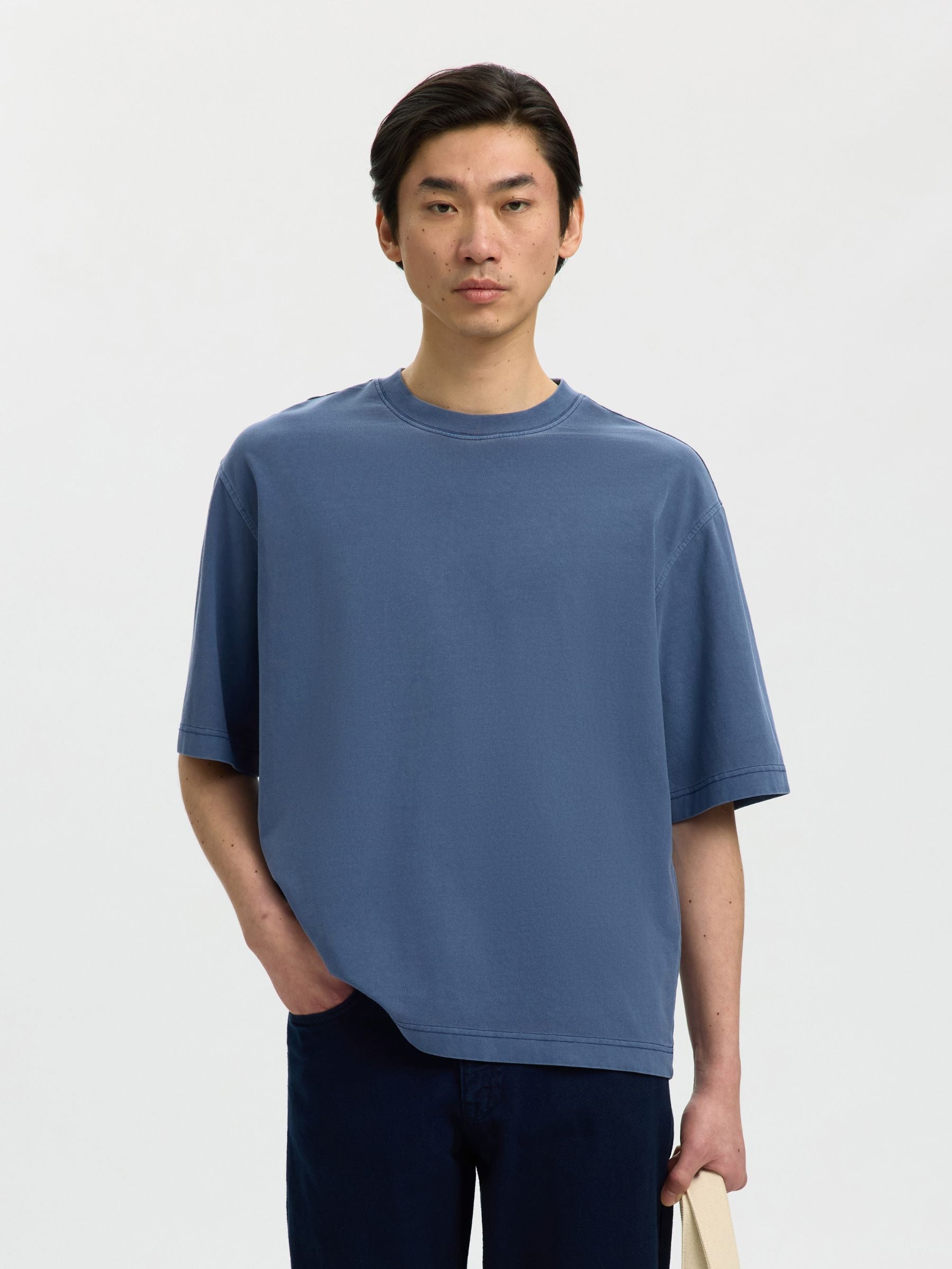 SELECTED - Cory Boxy Shortsleeve T-Shirt - 