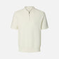 SELECTED - Cran Knit Zip Polo - 
