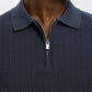 SELECTED - Cran Knit Zip Polo - 