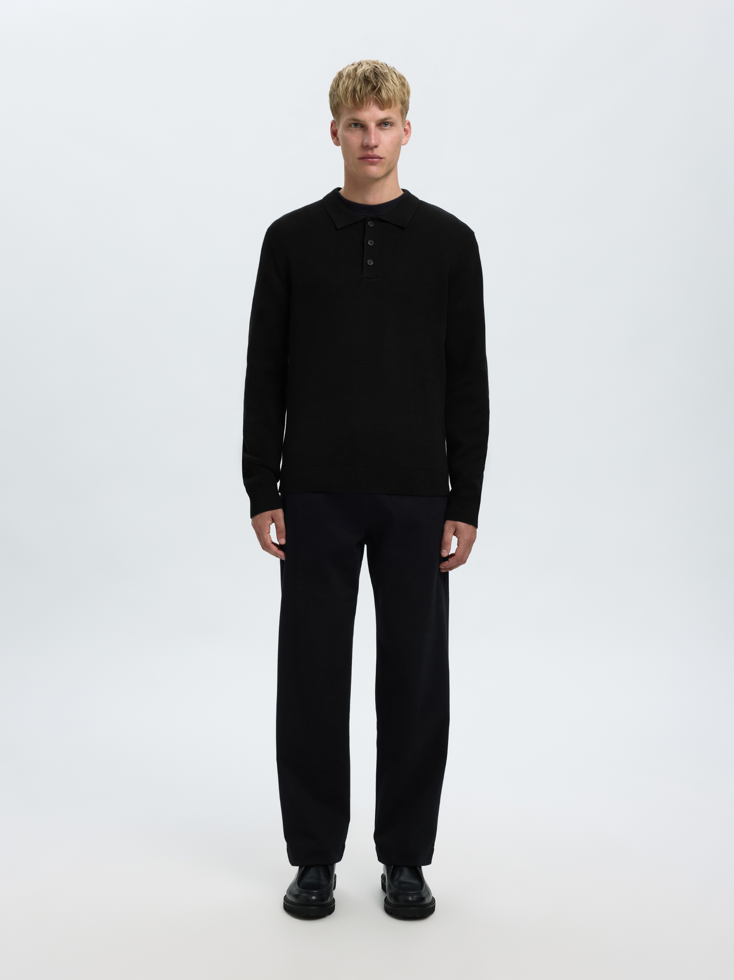 Dane Longsleeve Knit Polo