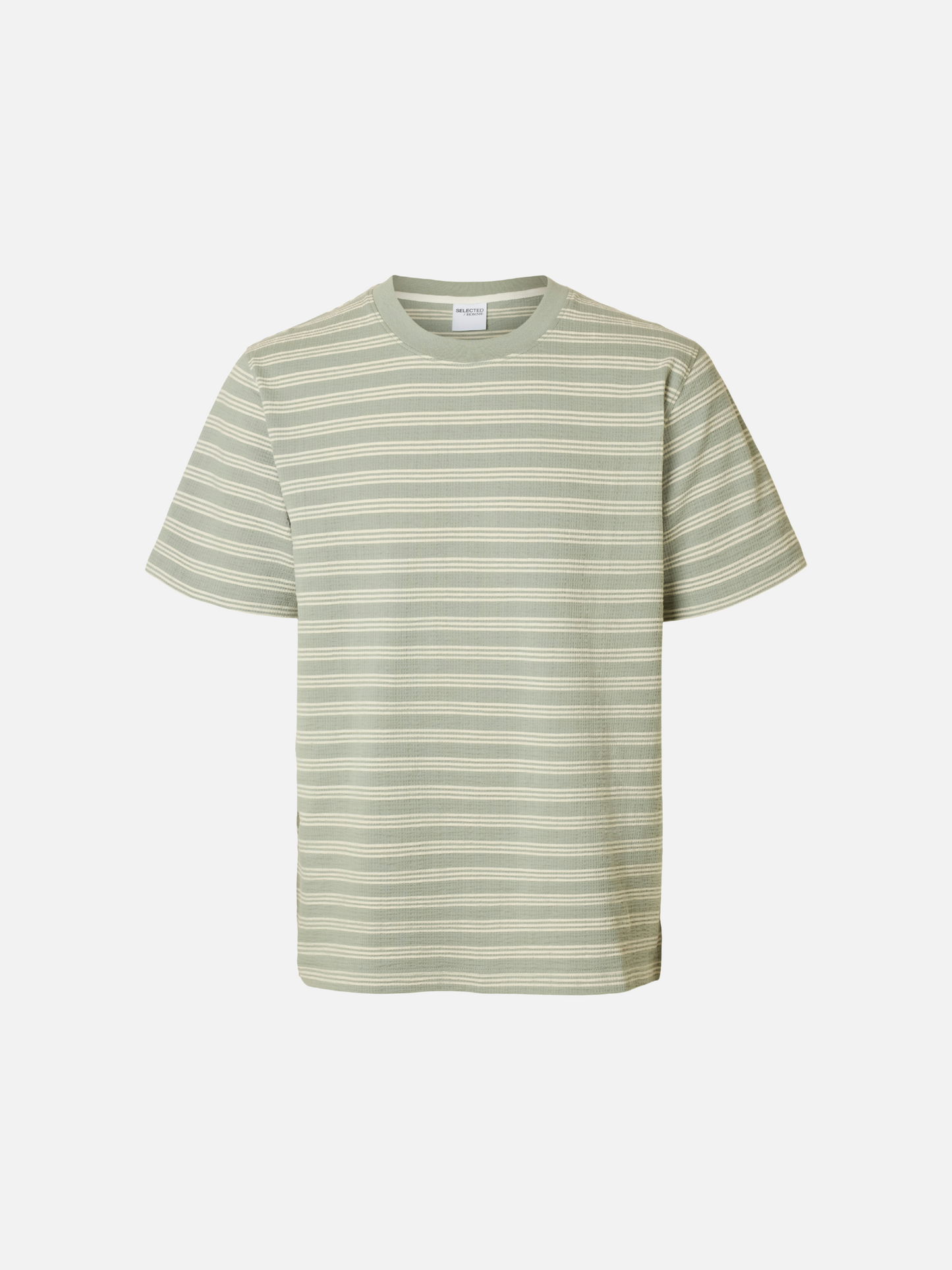 SELECTED - Eli Seersucker T-Shirt