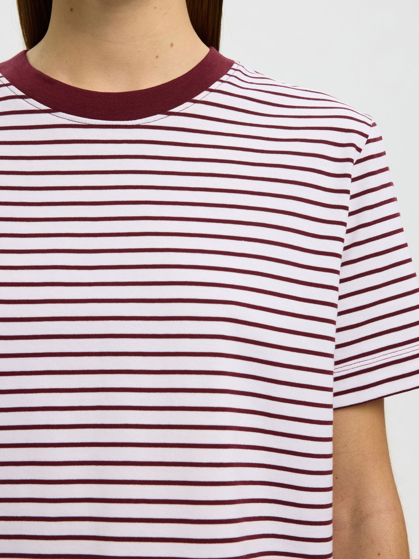 SELECTED - Essential Stripe Shortsleeve T-Shirt - 