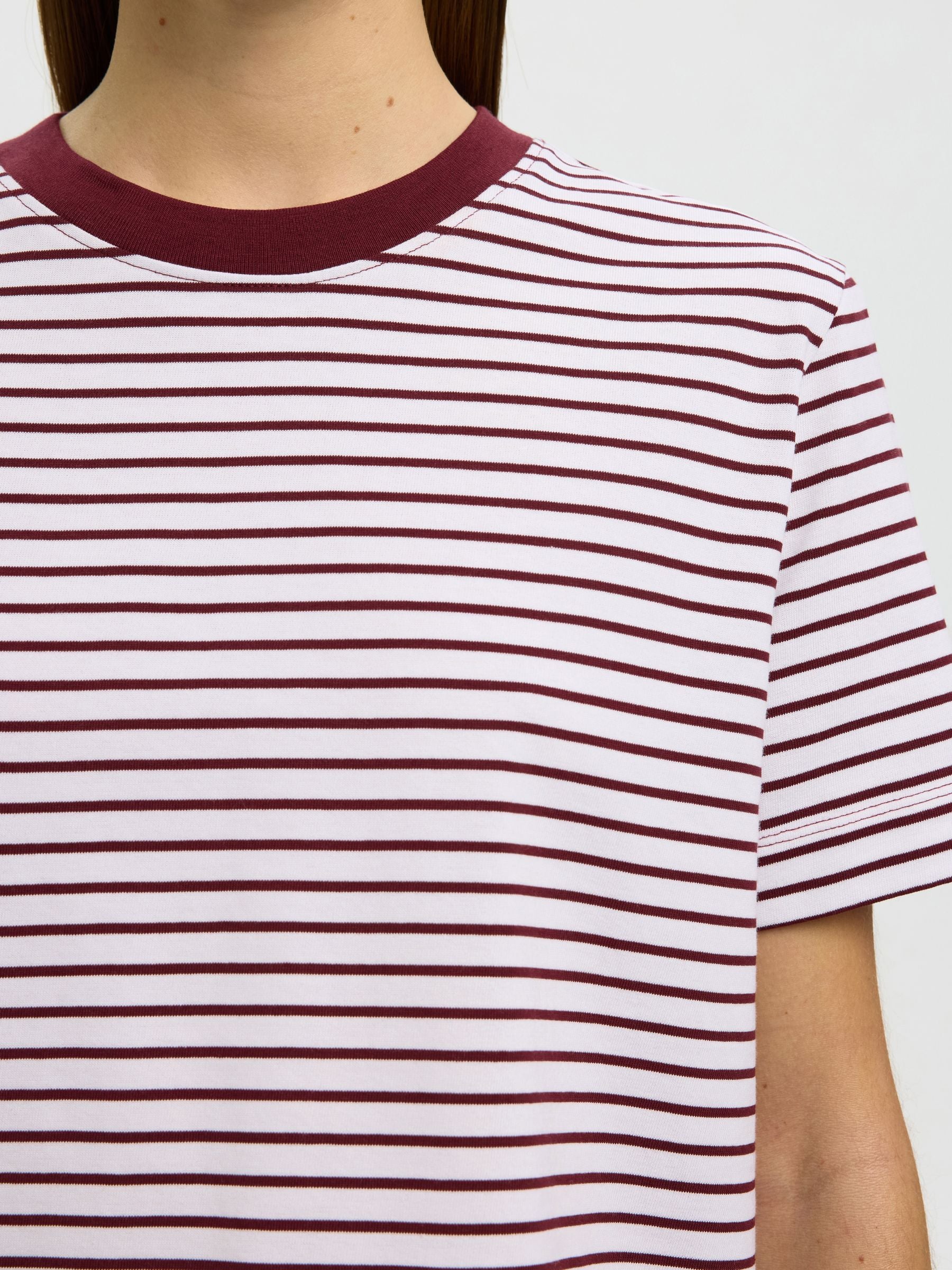SELECTED - Essential Stripe Shortsleeve T-Shirt - 