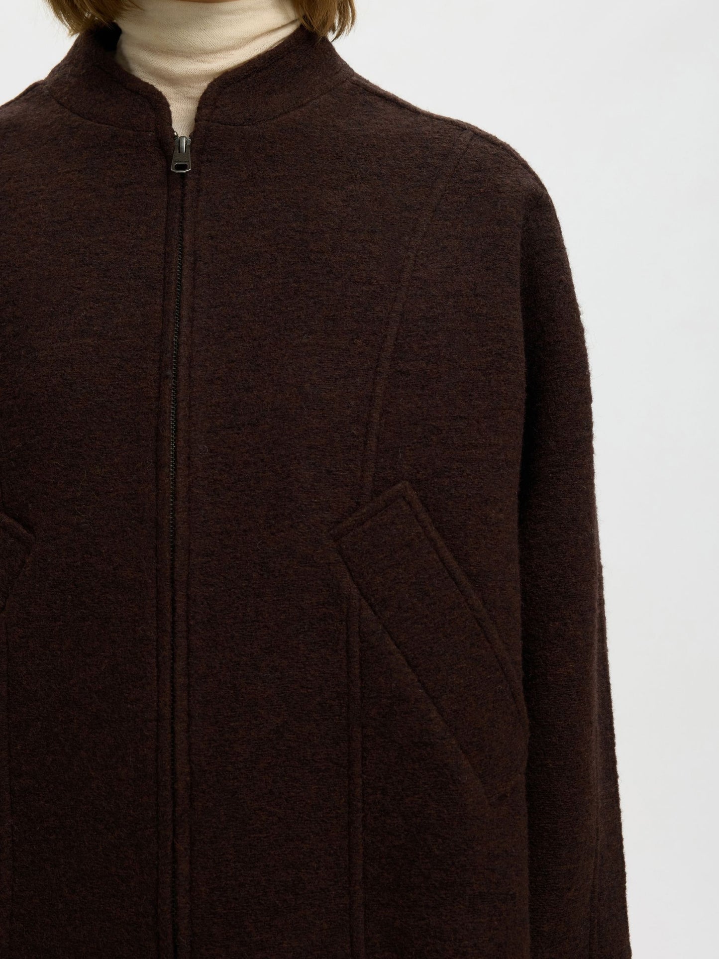 Jacqueline Wool Blend Jacket