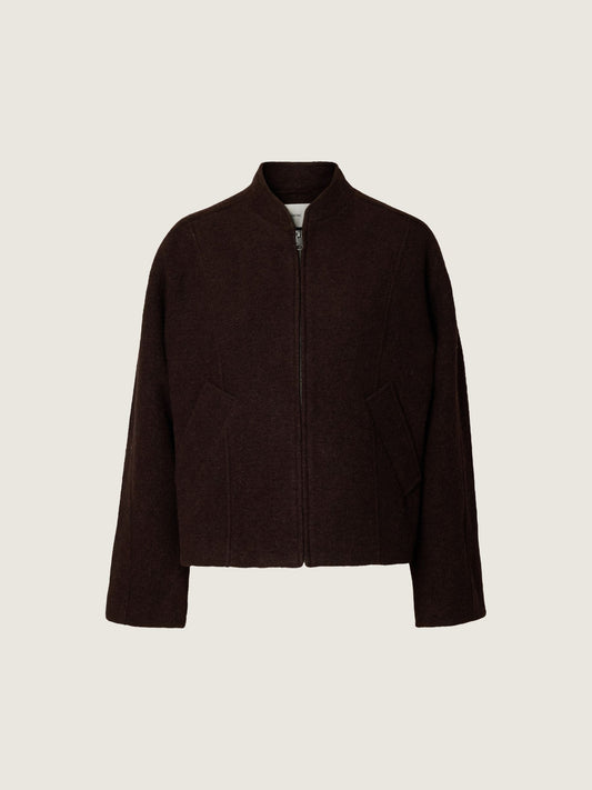 Jacqueline Wool Blend Jacket