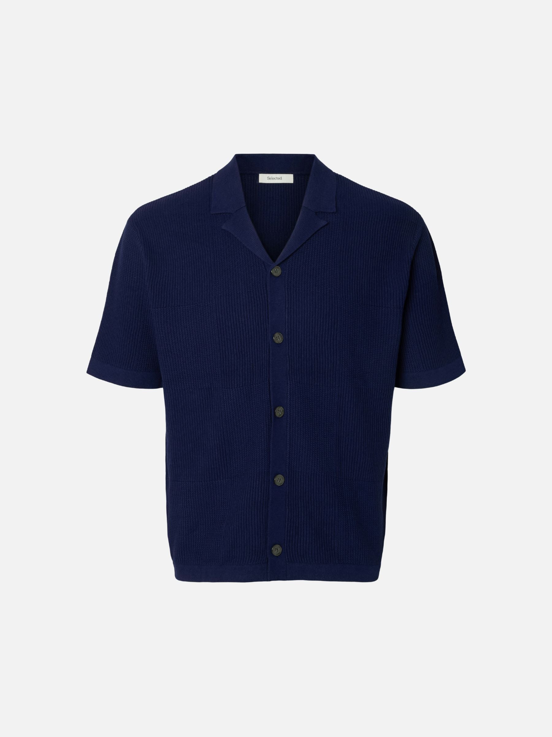 SELECTED - Hace Shortsleeve Cardigan - 
