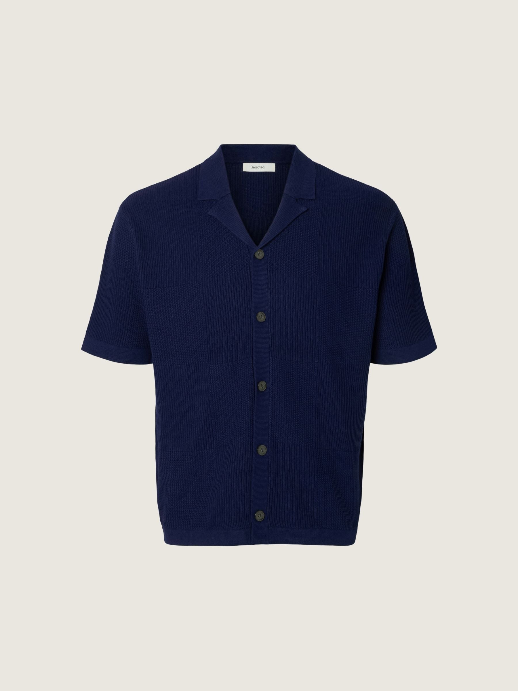 SELECTED - Hace Shortsleeve Cardigan - 