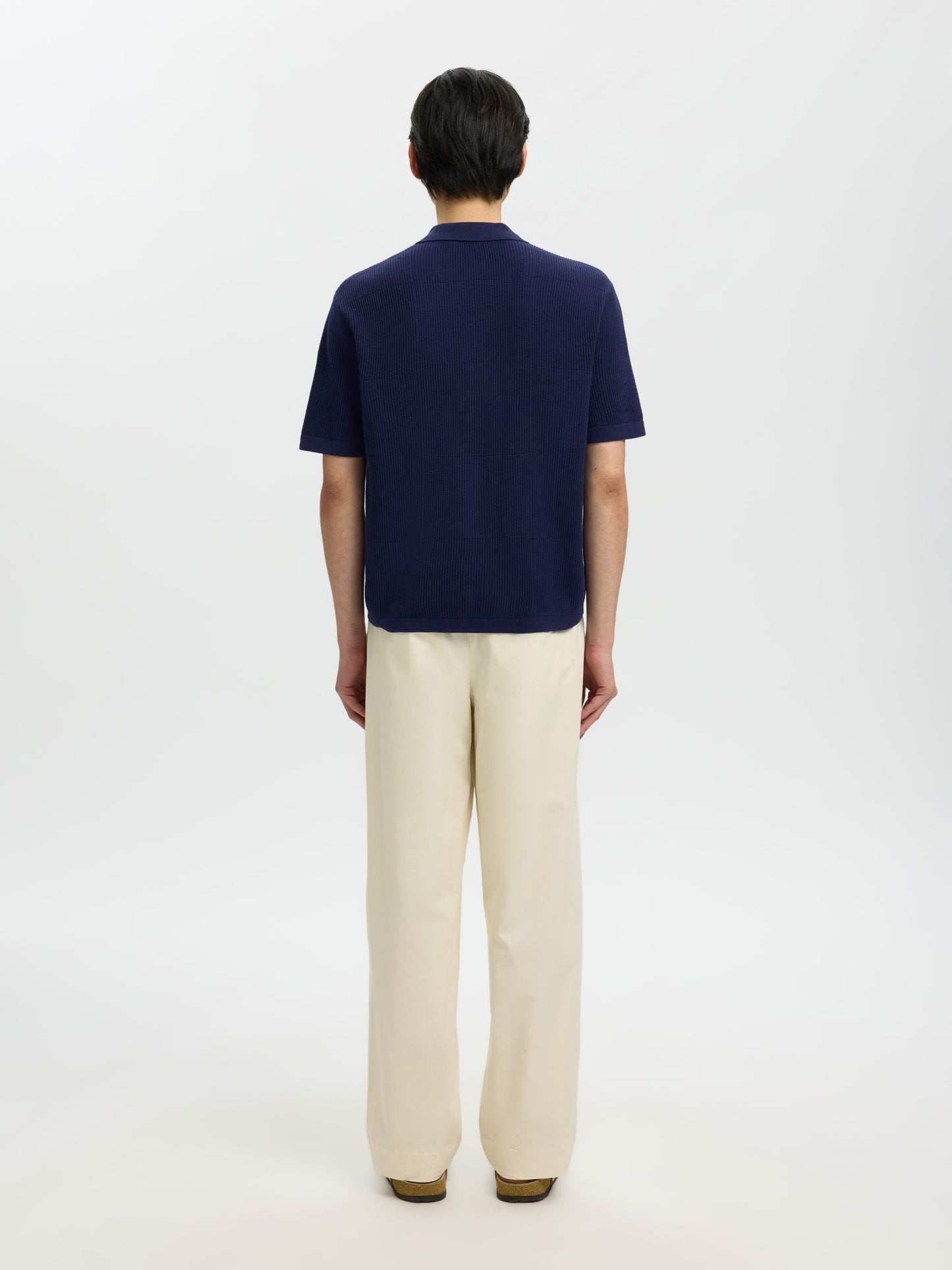 SELECTED - Hace Shortsleeve Cardigan - 