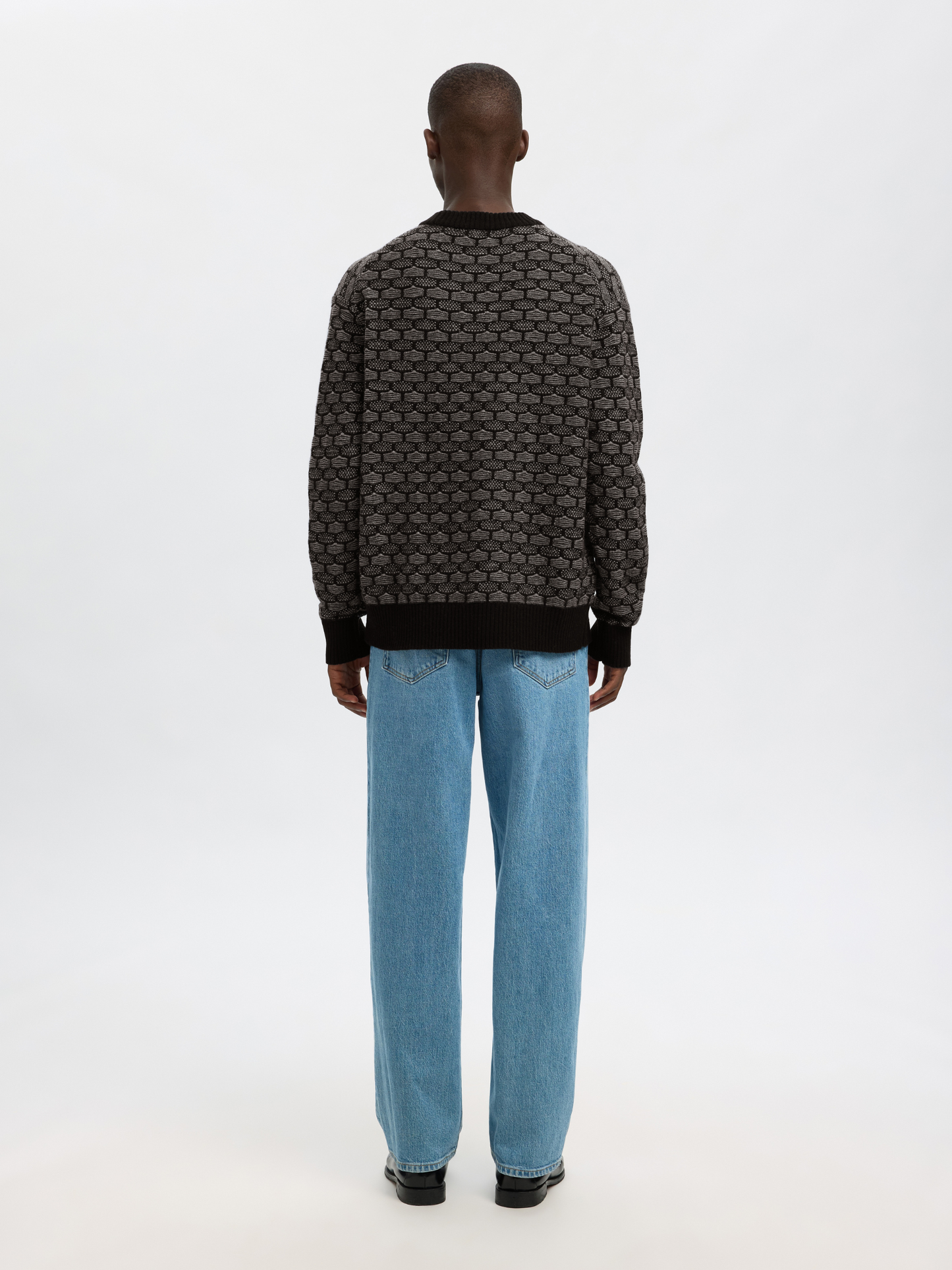 SELECTED - Keith Relaxed Crewneck Sweater - 