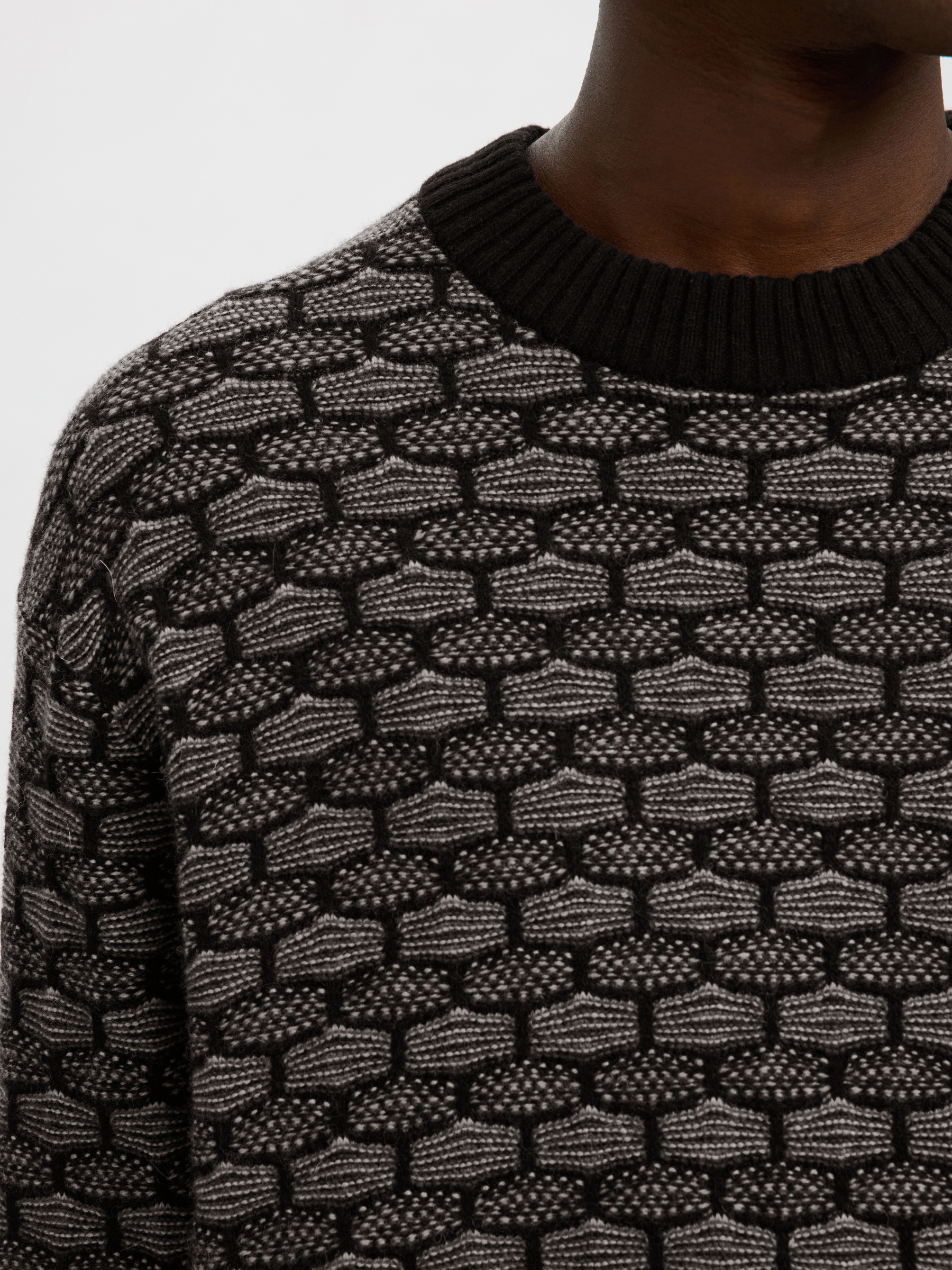 SELECTED - Keith Relaxed Crewneck Sweater - 