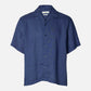 SELECTED - Kylian Relaxed Linen Shortsleeve Shirt - Oceana