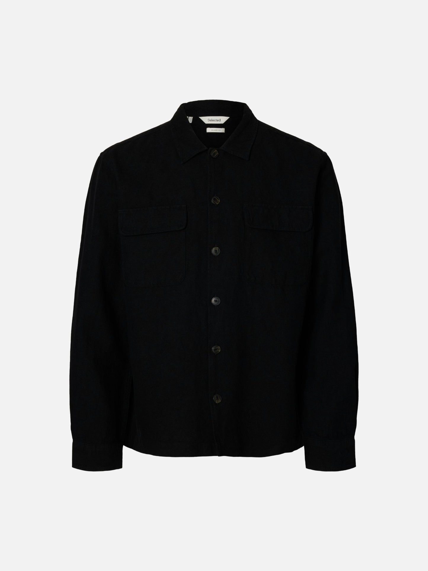 SELECTED - Leroy Overshirt - Black