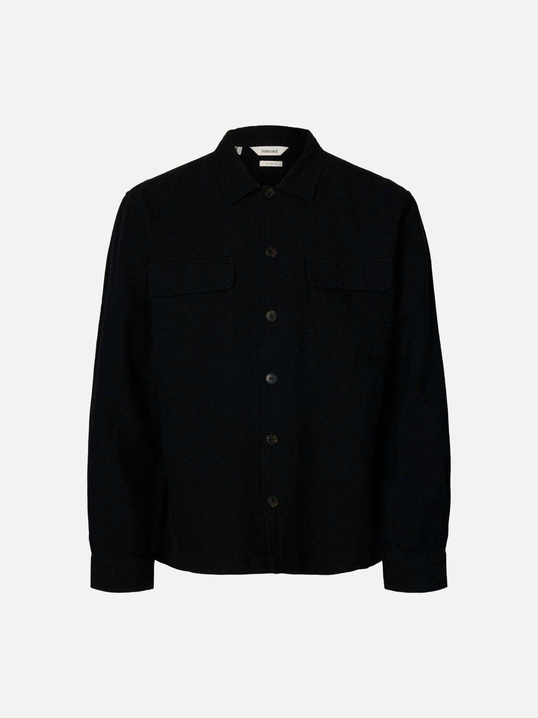 SELECTED - Leroy Overshirt - Black