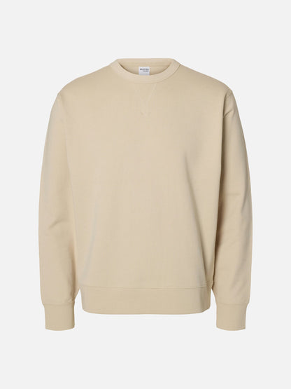 SELECTED - Luke Crewneck Sweatshirt - Oatmeal